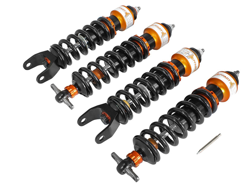 aFe 97-13 Chevrolet Corvette PFADT Series Featherlight Single Adj Street Track Coilover System