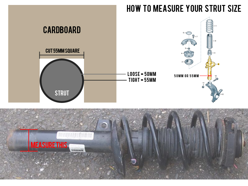 ST Suspension 14-15 VW Jetta S 50mm Coilovers