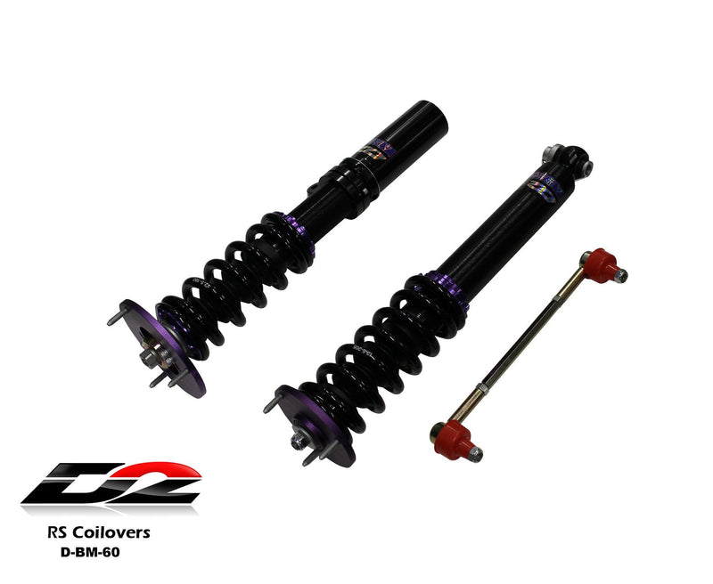 D2 Racing 02-08 BMW 7-Series, E65 Coilovers- RS Series