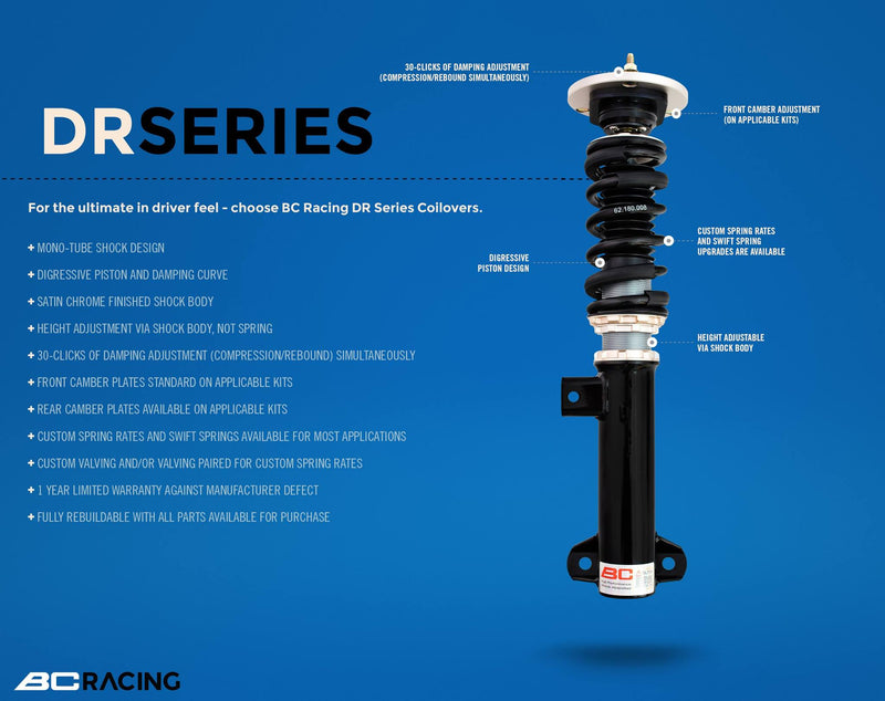 BC Racing 03-10 6 Series (M non-M) E63 E64 Coilovers - DS Type