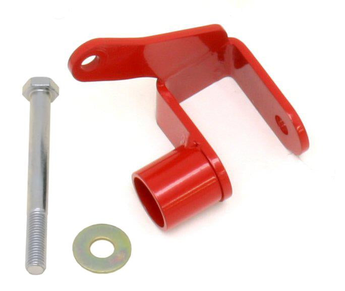 BMR 05-14 Ford Mustang Panhard Bar Relocation Bracket Red