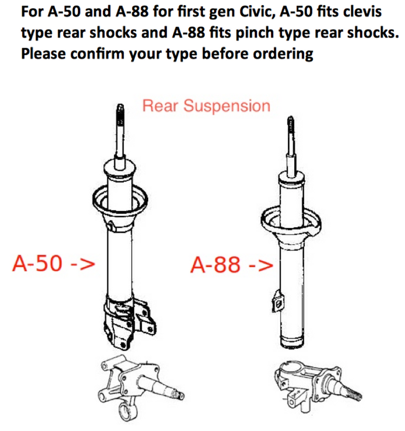 BC Racing 73-79 Honda Civic Coilovers - BR Type