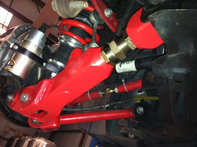 BMR 10-15 Chevrolet Camaro Rear Adj. Toe Rods (Polyurethane) Red