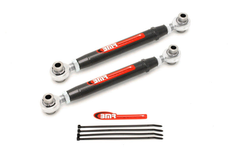 BMR 10-15 Chevrolet Camaro Rear Adj. Toe Rods With Rod Ends Black hammertone