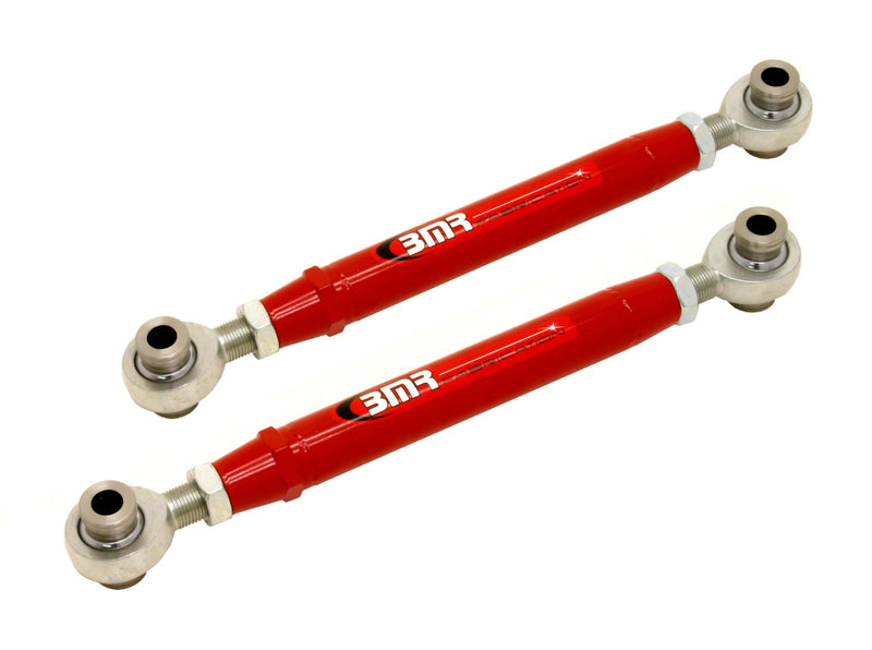 BMR 10-15 Chevrolet Camaro Rear Adj. Toe Rods With Rod Ends Red