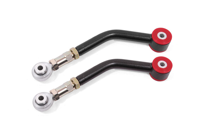 BMR 08-UP Dodge Challenger Upper Trailing Arms w On-Car Adj. Poly Rod Ends Black hammertone