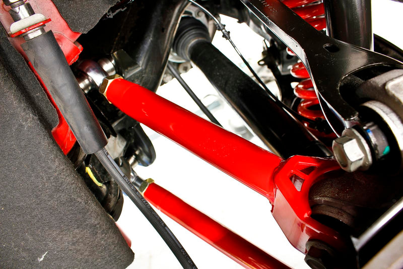 BMR 16-UP Chevrolet Camaro Upper Trailing Arms w Single Adj. Rod Ends Red