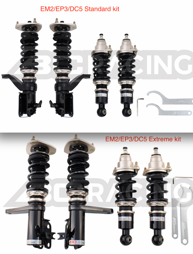 BC Racing 01-05 Honda Civic EM2 ES1 Coilovers - BR Type