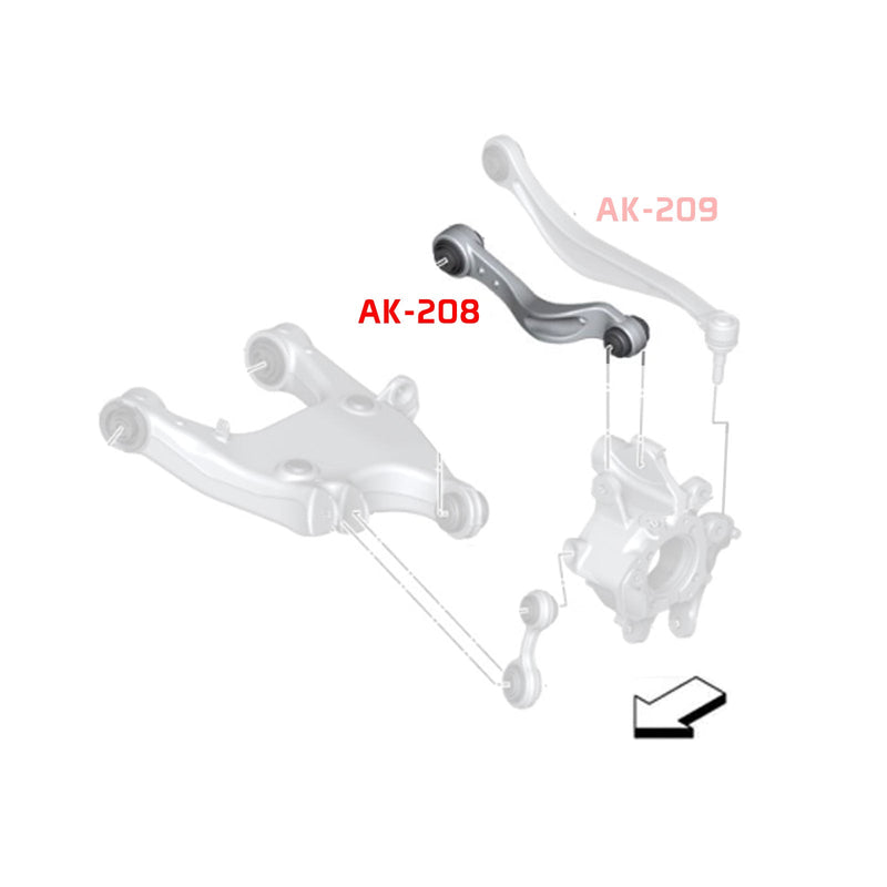 Godspeed 11-17 BMW 5 Series F10 Rear Upper Control Arms