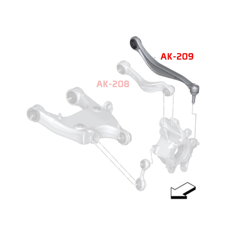 Godspeed 11-17 BMW 5 Series F10 Rear Toe Arms