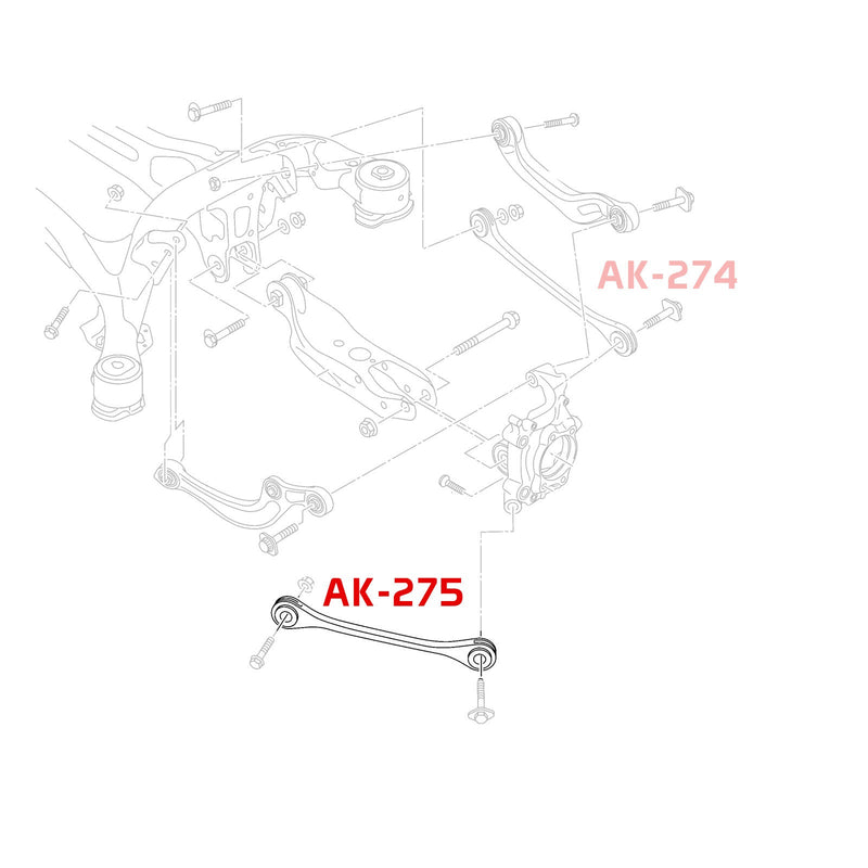 Godspeed 16-22 Audi A4 S4 Rear Toe Arms