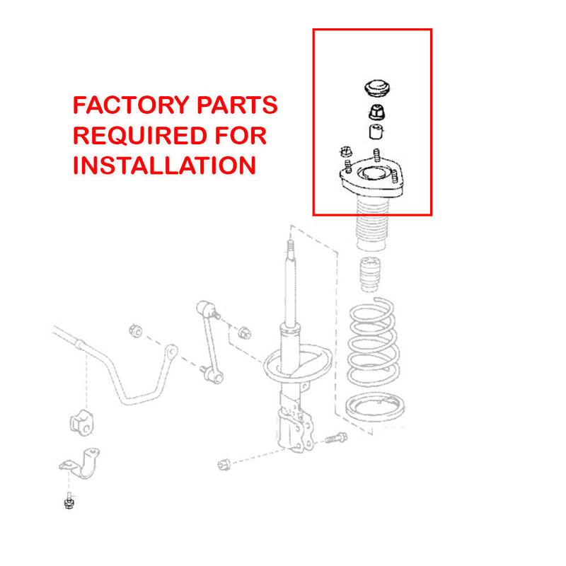 Godspeed 09-15 Toyota Venza FWD Coilovers- MonoSS