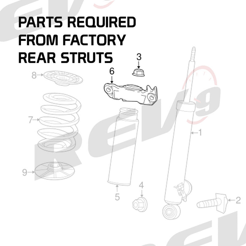 Rev9Power 14-20 Chevy Impala Hyperstreet II Coilovers
