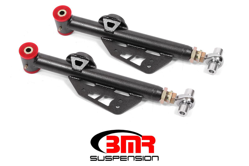 BMR 99-04 Ford Mustang Single Adj. Lower Control Arms Rod End (Polyurethane) Black hammertone